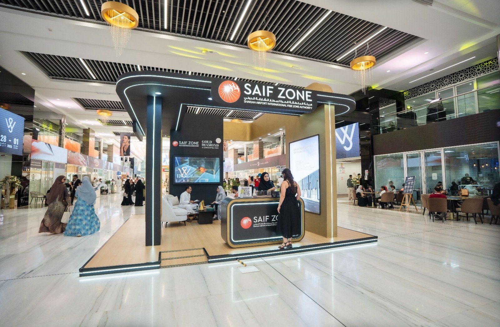 SAIF Zone participates in Watch & Jewellery Middle East Show to attract investment and promote innovative services