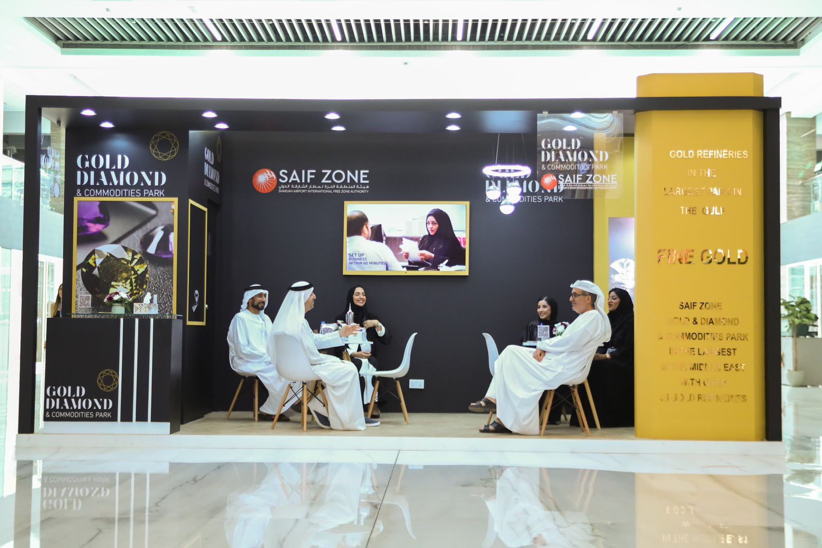 SAIF Zone takes part in 52nd Watch & Jewellery Middle East Show